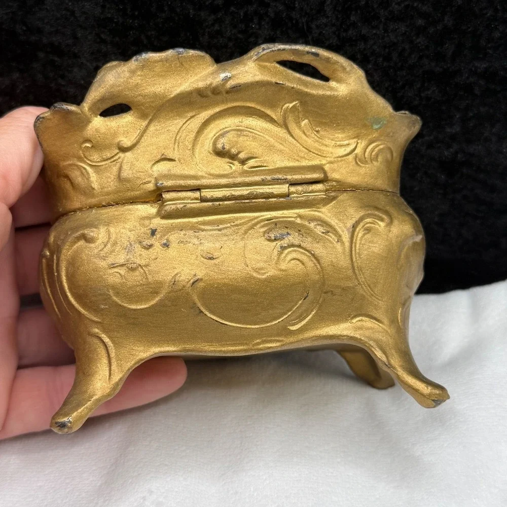 Vintage Art Nouveau Jewelry Box Casket